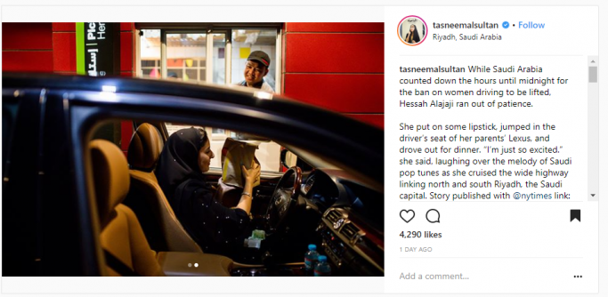 Celebrating Saudi Women Driving 